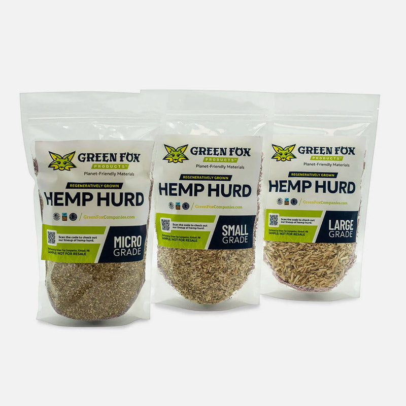 Hemp Hurd Sample Trio