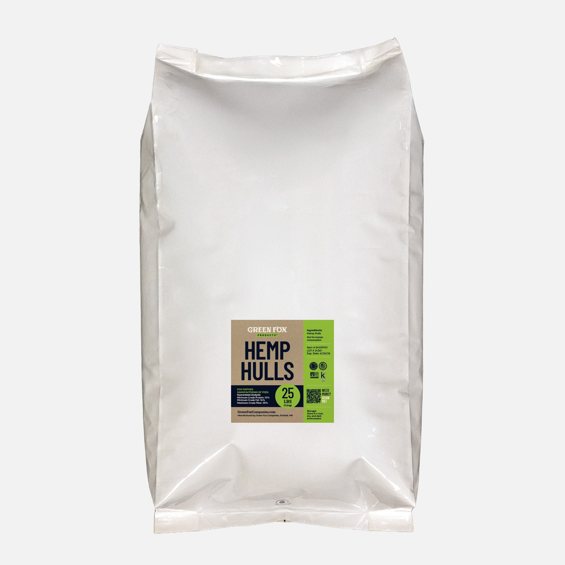 Hemp Hulls 25 lbs