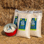 Sustainable animal bedding, Absorbent material, hemp hurd, bulk hemp hurd, hemp hurd bedding, 27 lb bag of hemp hurd for hempcrete and animal bedding